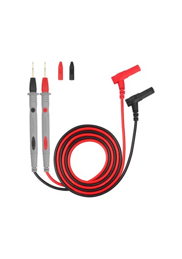 1 Çift İğne Uçlu Multimetre Probu 1000V 20A  Tüm Multimetreler