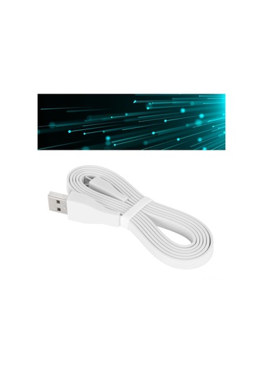 Kangvka Logitech Ue Wonderboom/boom/megaboom İçin 1.2m Mikro Usb Şarj Kablosu - Dayanıklı Pvc Malzeme İle Hızlı Ve Sabit Şarj Beyaz