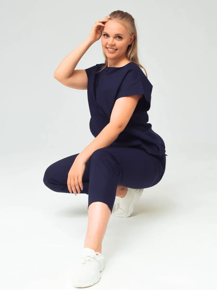 Sklass Makine İşlemeli Cep Detaylı Tel Banyo Eteği 479745693 Mavi