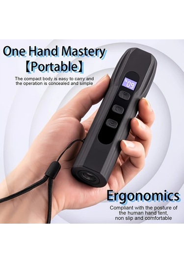 Willowhaven Siyah Otomatik Ses Teknolojili Köpek Havlama Kontrol Cihazı Uzun Mesafe Efektif