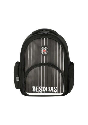 Okul Sırt Çantası ,sanslı Çift Gözlü Kalem Çantası Lisanslı Termos Matara Premium Set Siyah