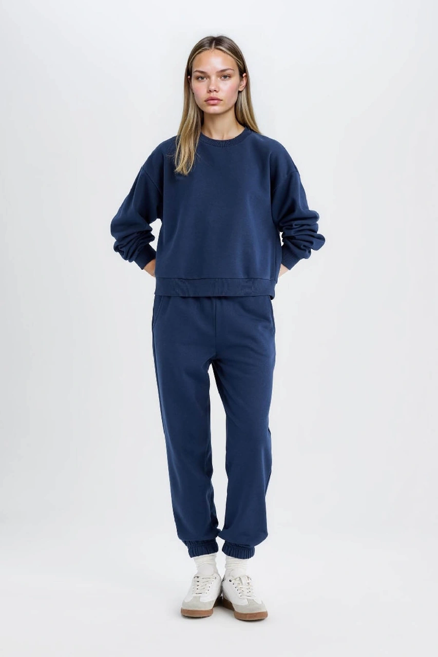 Defacto Lacivert Kadın Alt-üst Takım D8022ax/nv241 Lacivert