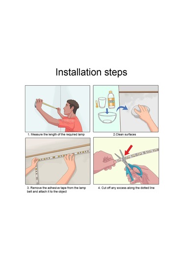 Reedark Su Dalgasına Dayanıklı 5050 Rgb Led Şerit Işık - Bluetooth Kumandalı Esnek Aydınlatma