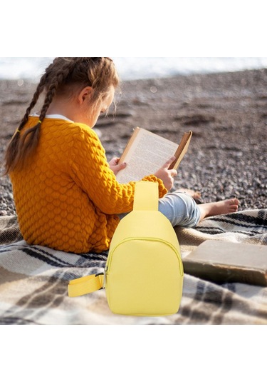 Suntek Çocuklar Için Çapraz Askılı Çanta Sevimli Hediye Sarı