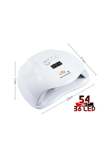 Cloody X54 Watt 57 36 Led Uv Led Kalıcı Oje Protez Tırnak Kurutucu Lamba
