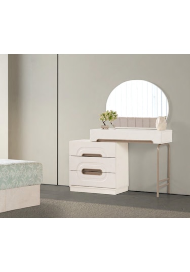 Fiabella Mdf Membran 6 Kapaklı Reflekte Camlı Gardırop ve Yatak Odası Takımı