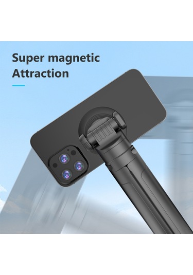 Geeksen İphone 15/14/13/12 Serisi İçin Manyetik Telefon Tutucu, Abs+pc Malzeme, 1/4" Trípod Bağlantısı, Dış Manyetik Halka Dahil, Sağlam Tutma Ve Çizik Koruma Özelliği