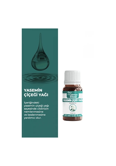Lokman Efendi Yasemin Çiçeği Yağı Aromaterapi ve Cilt Bakım Yağı 20 ML