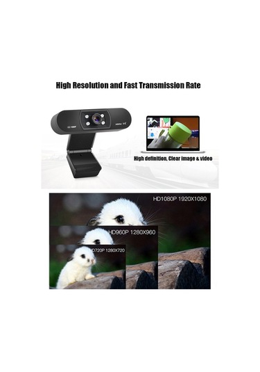 Dancemonkey Ashu 1080p Full Hd Web Kamera - Mikrofonlu, Usb 2.0, Bilgisayar İçin