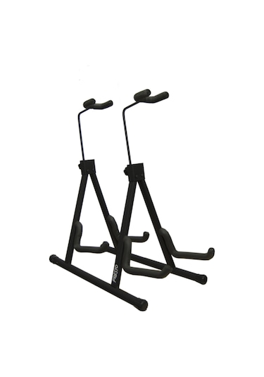 Presto Çiftli Sap Dayamalı Gitar Sehpası Standı