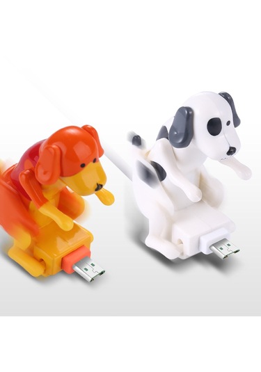 Komik Çabalayan Köpek Hızlı Şarj Kablosu Şarj Hattı Sevimli Hızlı Şarj Güç Kablosu İphone Uyumlu Usb Tip-c Cep Telefonları Şarj Cihazı
