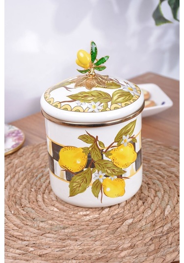 Lndset-9663-26 Miss Betty 3'lü Emaye Kavanoz Seti 001