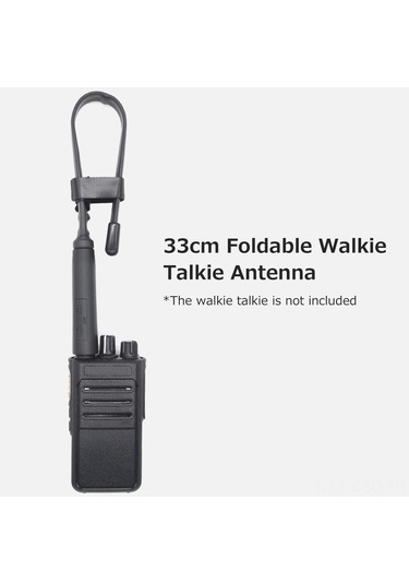 Samdoo 33cm Yumuşak Çıkarılabilir Anten, Sma-female Bağlantı, 144/430mhz Frekans, 3.2/5.2dbi Kazanç, Çok Marka Uyumlu Baofeng, Retevis, Kenwood