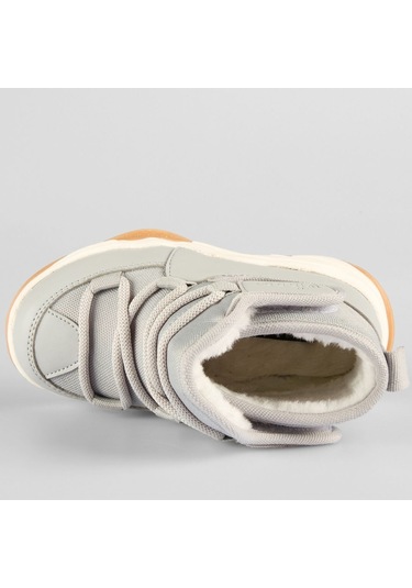 Vicco Bull Phylon Kauçuk Taban Ortopedik Çocuk Kar Botu Gri