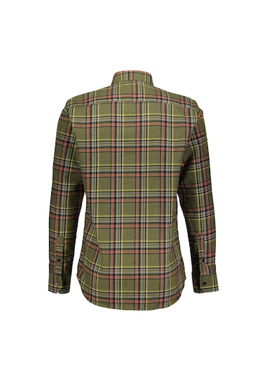 Finesuits Erkek Flanel Gömlek 2422204010.flcdr Haki