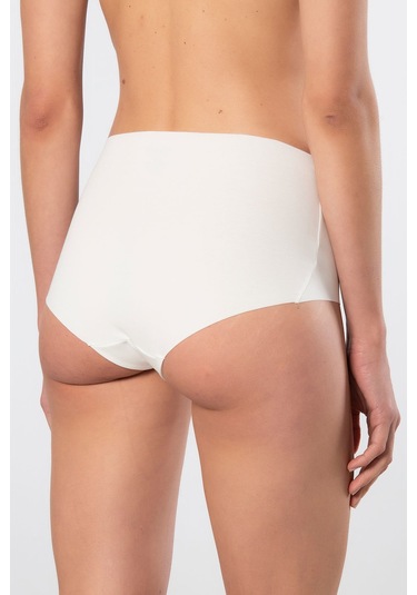 Türen Kadın Lazer Kesim Pamuklu Yüksek Bel Külot 911/ekru Ekru