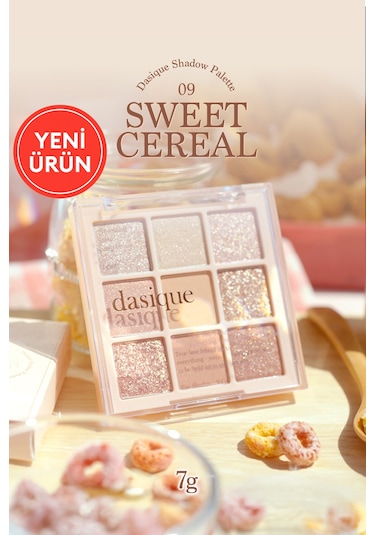 Dasique Mat Ve Işıltılı Renk Seçenekleri Sunan Far Paleti Shadow Palette 09 Sweet Cereal 09 Sweet Cereal