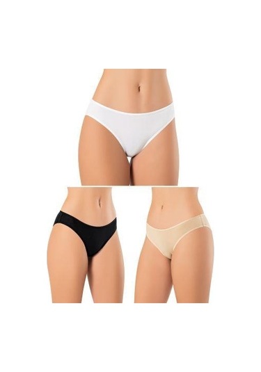 6 Lı Paket Şahinler Bayan Modal Likralı Bikini Külot B3081 001