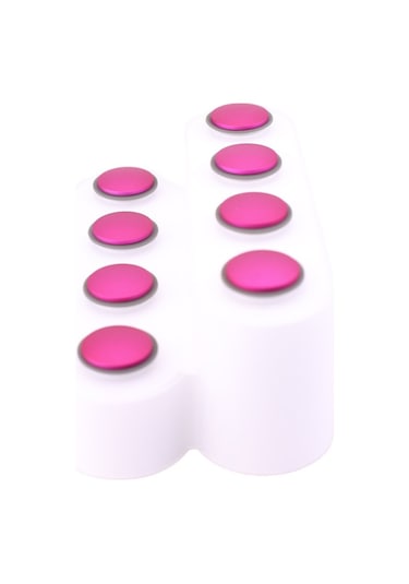 Tcherchı Masaüstü Kurutma Makinesi Saç Bigudi Depolama Rafı, Airwrap Için Uygun Gerekli Banyo Rafı Pembe