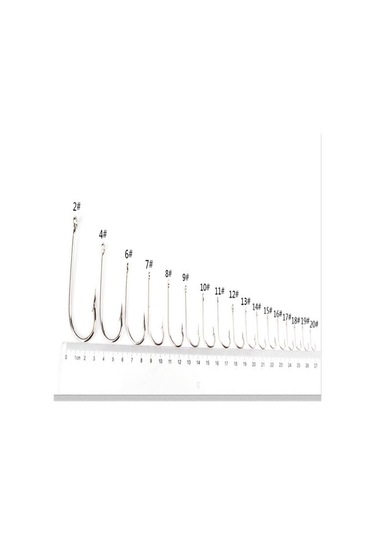 Ftk Dikenli Olta Düzleştirilmiş Yuvarlak 2-6 50 Adet And7-20 100 Adet/lotcsarp Besleyici Balıkçılık Için Kanca Mücadele 20