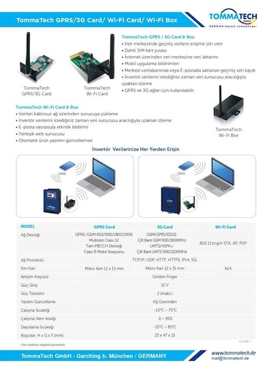 Tommatech Paralel Kart Ofg-tt-11-ka
