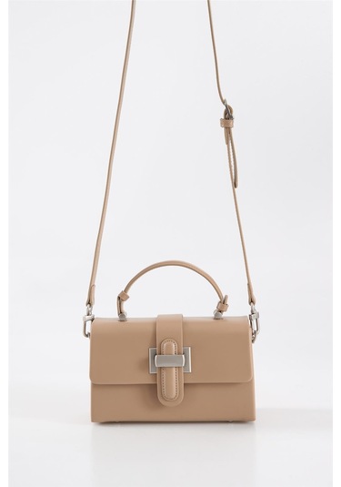 Ççs 17569 Kadın Omuz Askılı El Çantası-bej Bej