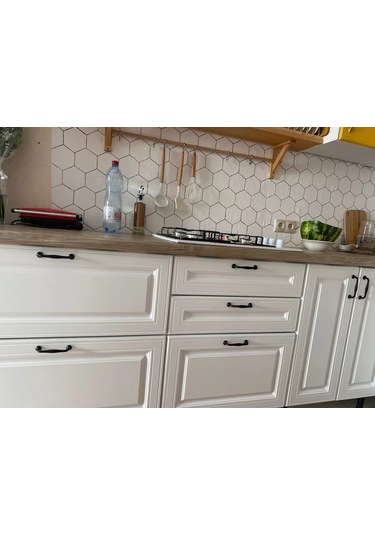 Centr Mebel'noj Furnitury Mobilya Kolları Siyah 96 Mm 4 Adet 99234060 Siyah Mat