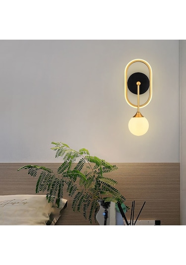 Özcan Aydınlatma Halo Elips Aplik Eskitme 2611-2.20 Eskitme