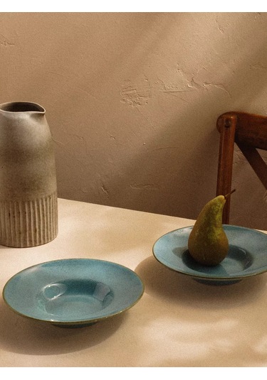 Sl Home 2'li Derin Tabak Seti "azul" 160 Ml D 21,5 Cm 200580851 Açık Mavi