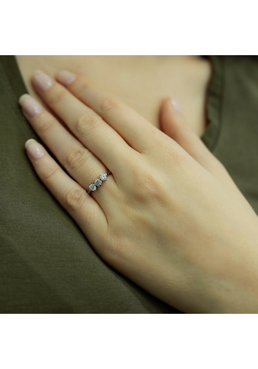 Lova 0,45 Karat Pırlanta Tria Yüzük - 1050206
