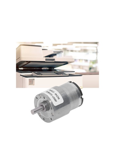 Jeemson Alüminyum Kasa Bakır Bobinli Worm Gear Motor, Dc 24v 22rpm, Otomatik Kilitleme, Düşük Gürültü, Yüksek Tork, Ev Ve Ofis Otomasyonu İçin