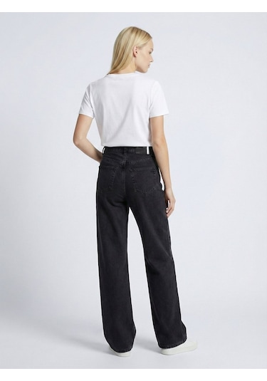 Vıonne H Geniş Paça Yüksek Bel Mid Indigo Jean Pantolon Mid Indigo