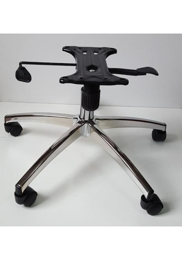 Kamusalmarket Makam Koltuğu Krom Yıldız Ayağı Çift Kollu Mekanizma 100 Lük Kro