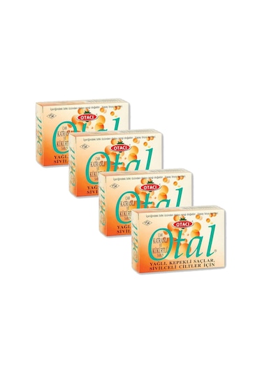 Otacı Otal Çam Katranlı-Kükürtlü Katı Sabun 80 G x 4