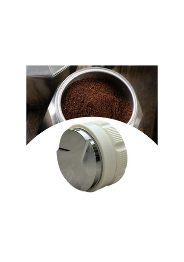 Homyl Espresso Dağıtım Aracı Cafe Ev Bar Için Profesyonel 58mm Beyaz