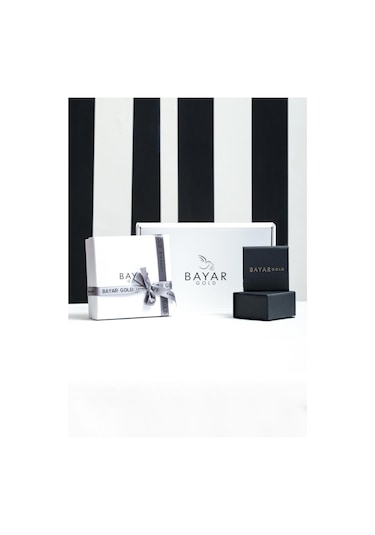 14 Ayar Altın Sallantılı Kalpli Halka Hızma Sarı