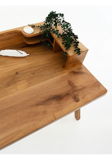 Elas Model Çalışma Masası Meşe