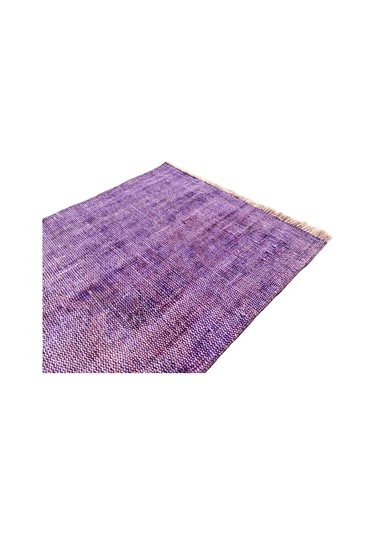 El Dokuma Mor Yolluk 68x225 Dekoratif Yün Halı Yolluk