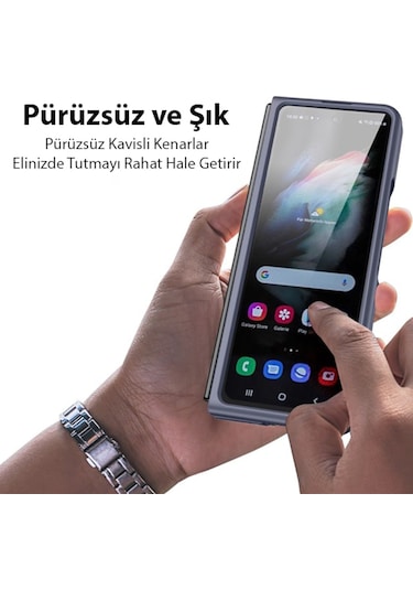 Dux Ducis Venice Samsung Galaxy Z Fold3 5G Premium Deri Kilif 563601270