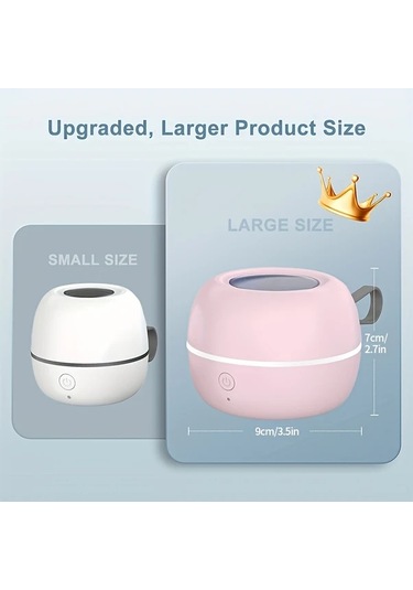 Willowhaven Pembe Taşınabilir Büyük Kapasiteli Uv Temizleme Kutusu 180s Hızlı Şarj Edilebilir Kompakt