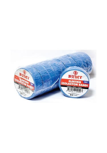 Bumy Elektrik Bandı 0.13mm X 19mm X 10 Yds Mavi