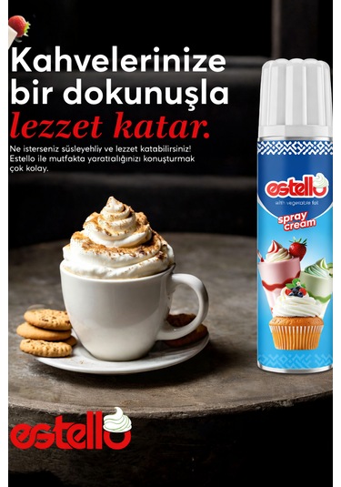 Estello Sprey Krem Şanti 250 G