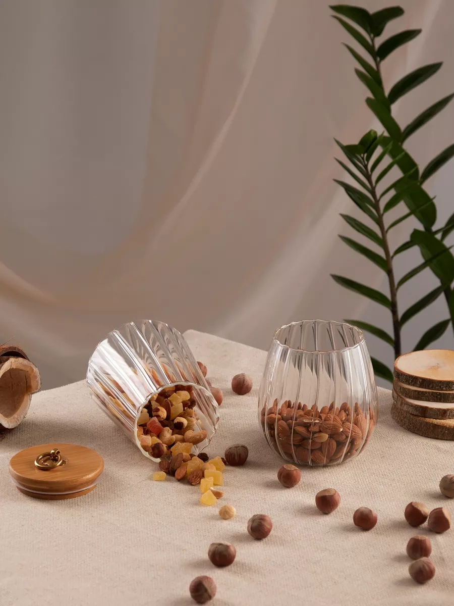 Utenmi Cam Şekerlik, Kapağıyla Birlikte Mutfak İçin Güzel. 225062742 Beyaz