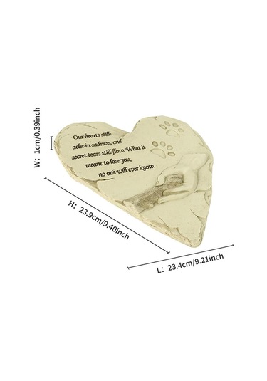 Homyl Veranda Sundurma Dış Mekan Için Anıt Taş Paw Beyaz Altın