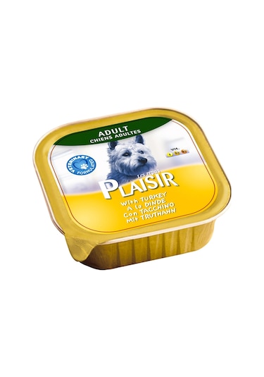 Plaisir Hindi Etli Pate Konserve Yetişkin Köpek Maması 150 G