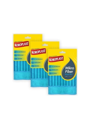 Koroplast Mikrofiber Banyo Bezi 2'li x 3