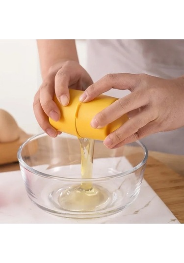 Ulzyvf Yumurta Yumurta Yumurta Sarı Sarı Pişirme Mutfak Mutfak Kabuğu Kabuğu Ev Çırpıcı Ayırıcı Araçları Aletleri Açacağı Lv Sarı