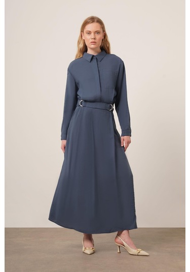 Ftz Women Kadın Modal Etekli Takım İndigo 30714 Indigo