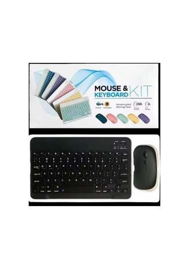 Zr20km Siyah Kablosuz Klavye Mouse Set Lazer