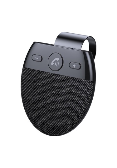 Araç İçin İki Telefonlu Eller Serbest Bt Hoparlör - Otomatik Açılır Vizör Klipsli, Sesli Asistan Destekli Kablosuz Type-c Şarj Sistemli